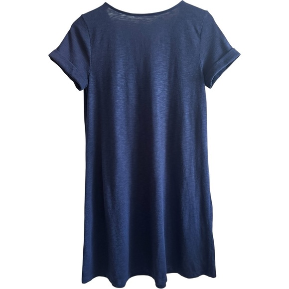 LILLY PULITZER Maisy Swing T-Shirt Dress in True Navy | Short Sleeve Mini Medium - Picture 7 of 8